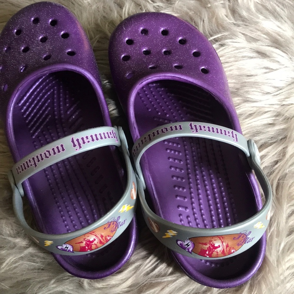 Crocs Children’s Shoes Hannah Montana Purple Size 5